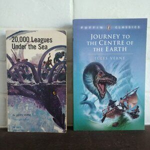 Jules Verne 2 books lot